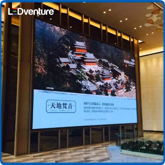 Panneau d'affichage à LED d'écran publicitaire de résolution HD d'intérieur P1.5 en gros